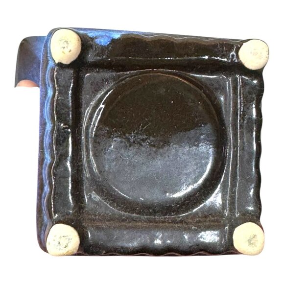 Pottery Ceramic Blue Star & Moon Cutout Wax Melt Warmer Celestial Cottagecore - Picture 6 of 7